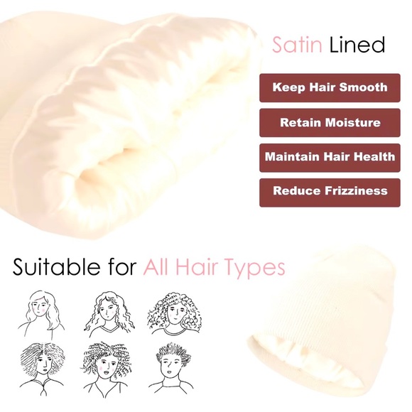 NEW Navy “NY” Satin lined Beanie with (Silver)  Rhinestone Logo - Picture 3 of 4